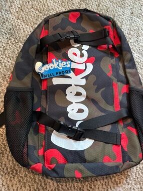 Cookies Nylon  Camouflage Smell Proof Backpack